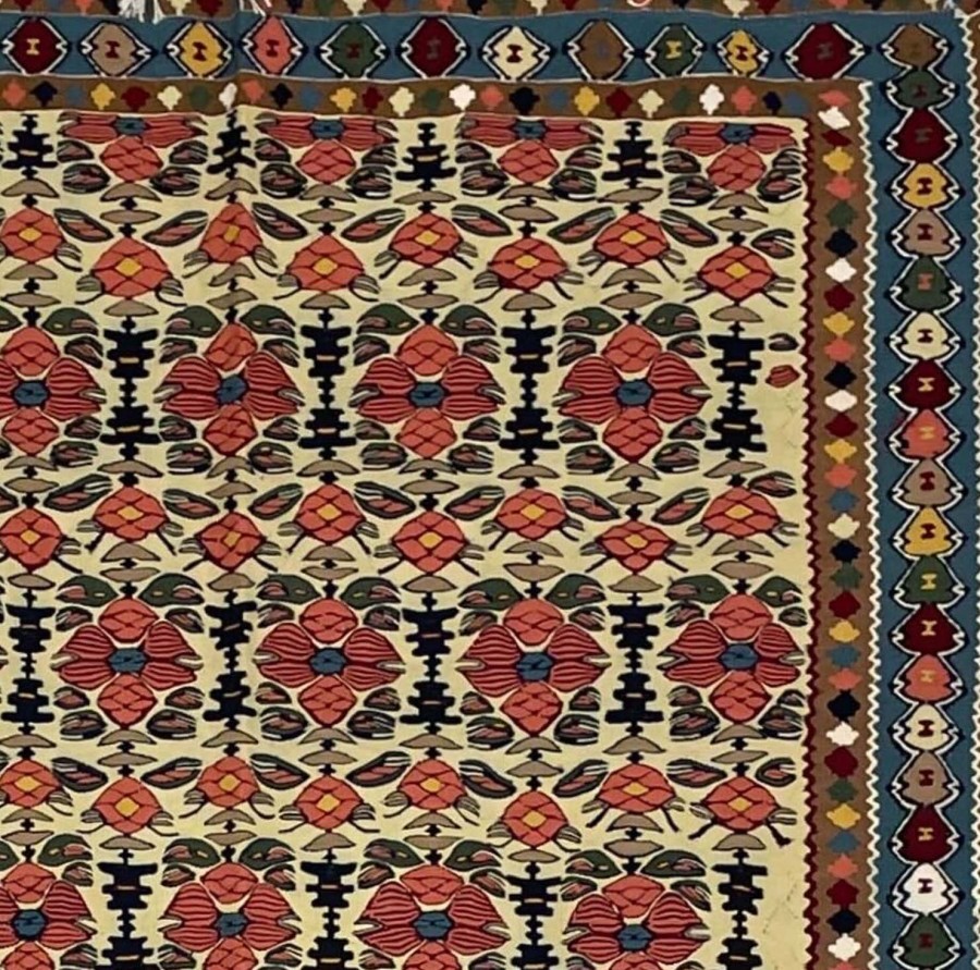 Home & Decor asli filinta | Antique Sine Kilim Rug - Asli Filinta Official Site