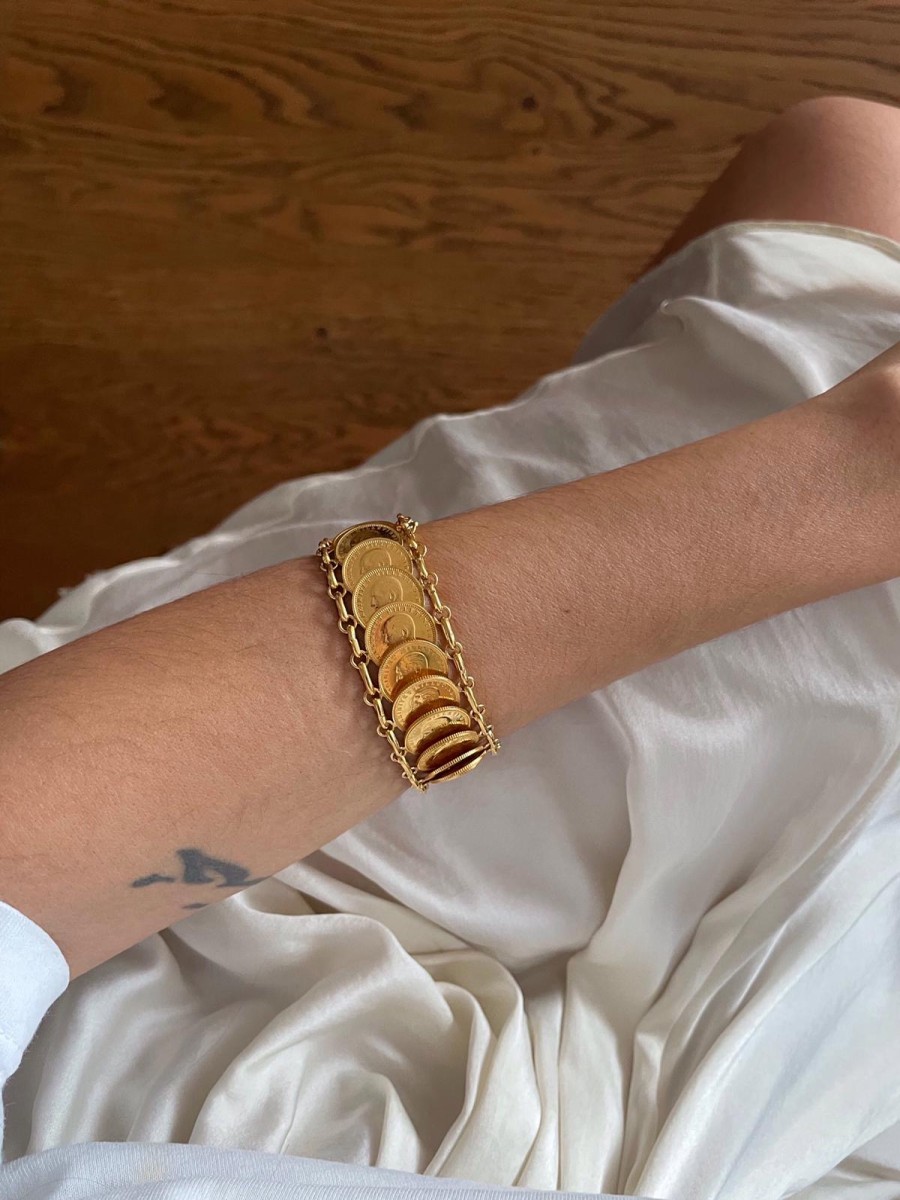 Jewellery asli filinta | Cumhuriyet Ceyrekli Gold Bracelet - Asli Filinta Official Site